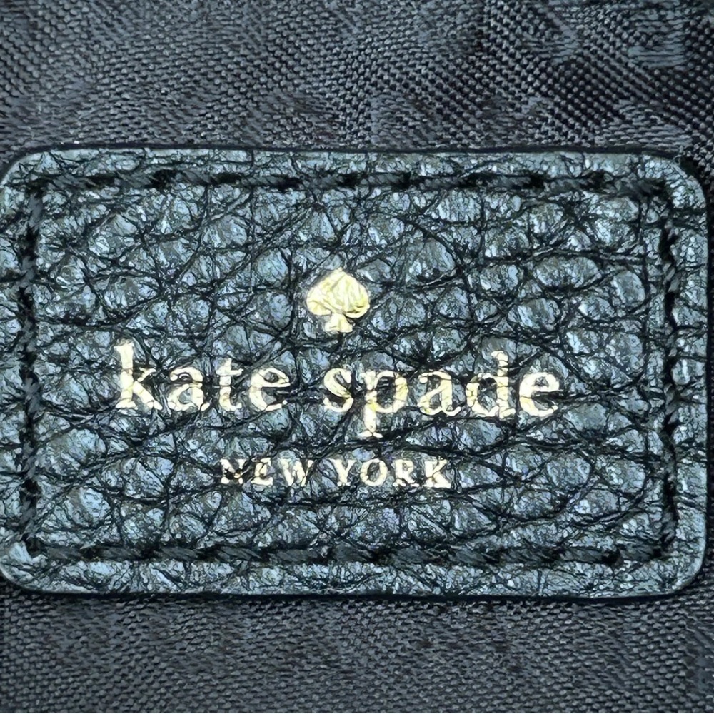 Kate Spade Black Textured Satchel - Picture 10 of 12